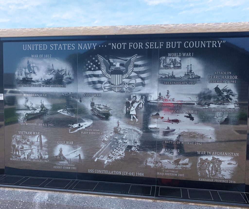 PERRYVILLE ARMED FORCES WAR MEMORIAL PANEL E