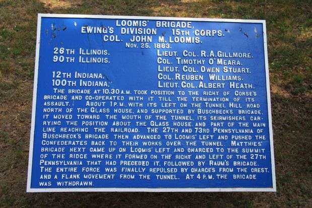 LOOMIS’ BRIGADE MEMORIAL PLAQUE
