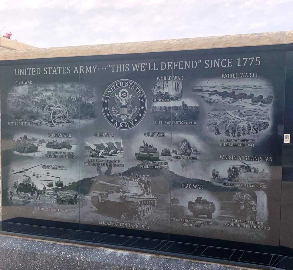 PERRYVILLE ARMED FORCES WAR MEMORIAL PANEL D