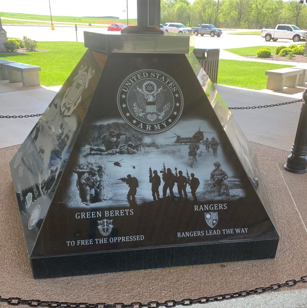 PERRYVILLE SPECIAL WARFARE MEMORIAL SIDE D