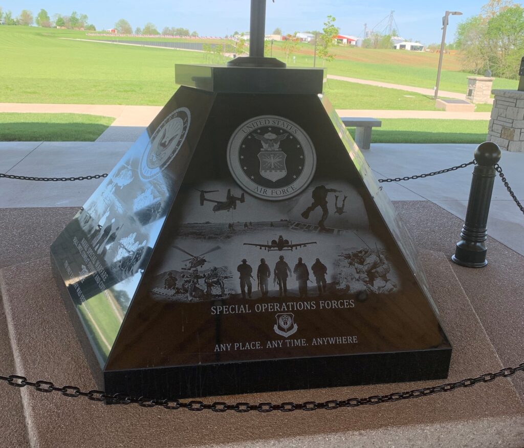 PERRYVILLE SPECIAL WARFARE MEMORIAL SIDE B