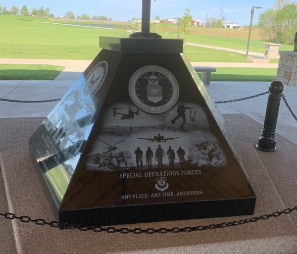 PERRYVILLE SPECIAL WARFARE MEMORIAL SIDE B