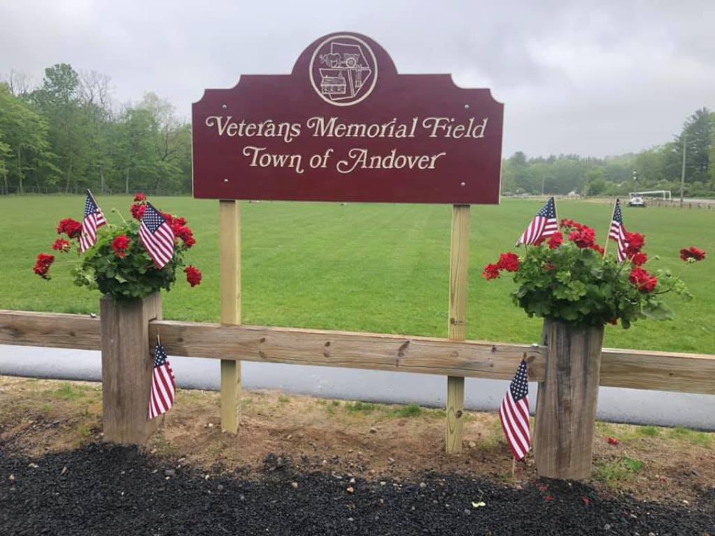 VETERANS MEMORIAL FIELD TOWN OF ANDOVER