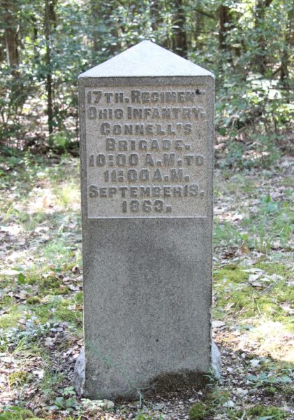 17TH. REGIMENT OHIO INFANTRY WAR MEMORIAL