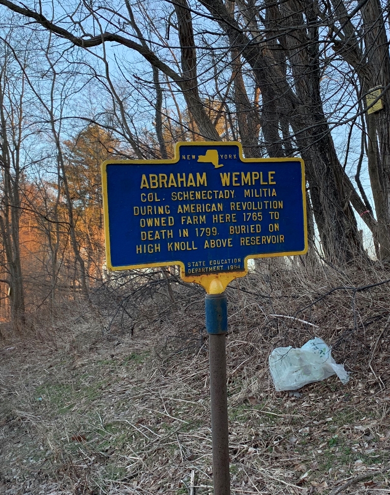 ABRAHAM WEMPLE REVOLUTIONARY WAR MEMORIAL MARKER
