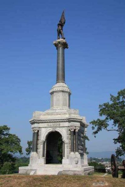 ILLINOIS MONUMENT AT MISSIONARY RIDGE