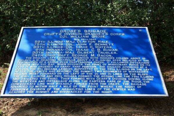 GROSE’S BRIGADE MEMORIAL PLAQUE