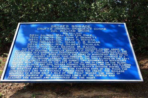 GROSE’S BRIGADE MEMORIAL PLAQUE
