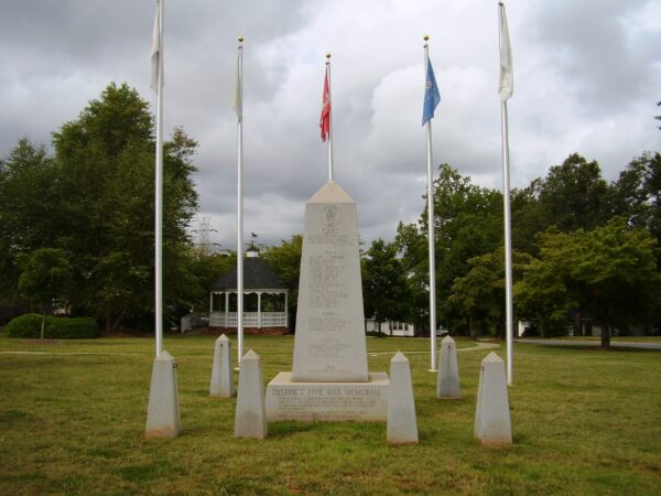 DISTRICT FIVE WAR MEMORIAL