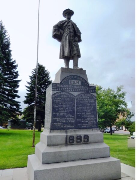 CO. H. 1ST REG. SOUTH DAKOTA VOL WAR MEMORIAL