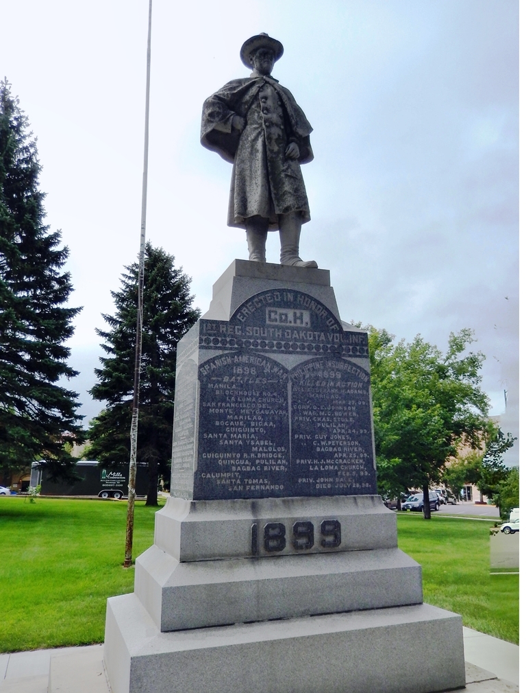 CO. H. 1ST REG. SOUTH DAKOTA VOL WAR MEMORIAL