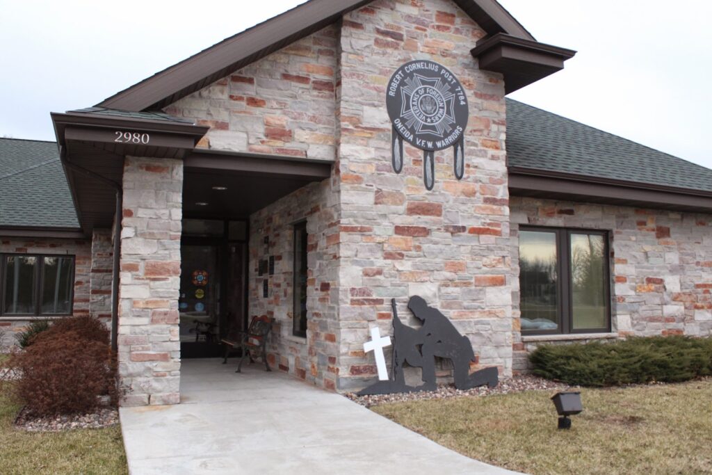 ONEIDA V.F.W. WARRIORS POST 7784 MEMORIAL SILHOUETTE