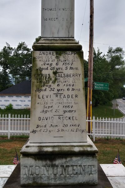 MONCLOVA SOLDIERS’ MONUMENT SIDE C