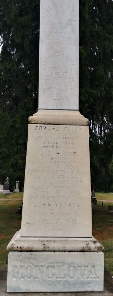 MONCLOVA SOLDIERS’ MONUMENT SIDE A