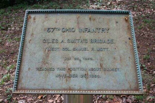 57TH OHIO INFANTRY MEMORIAL PLAQUE