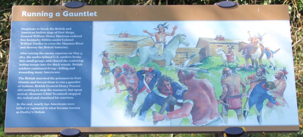 RUNNING A GAUNTLET MEMORIAL PANEL