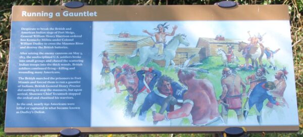 RUNNING A GAUNTLET MEMORIAL PANEL