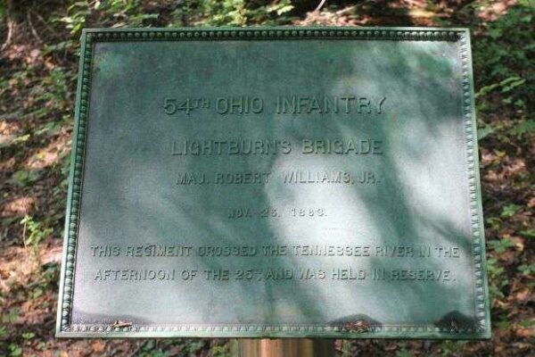 54TH OHIO INFANTRY MEMORIAL PLAQUE