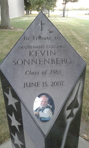 LIEUTENANT. COLONEL KEVIN SONNEBERG WAR MEMORIAL TOP