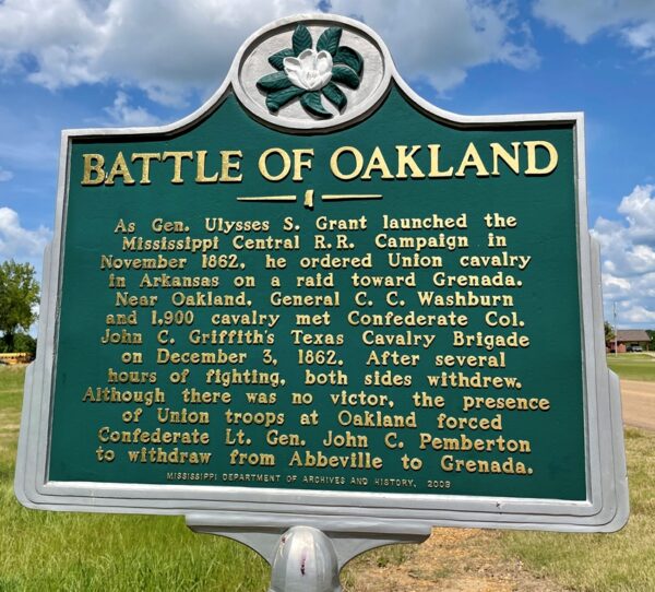 BATTLE OF OAKLAND WAR MEMORIAL MARKER
