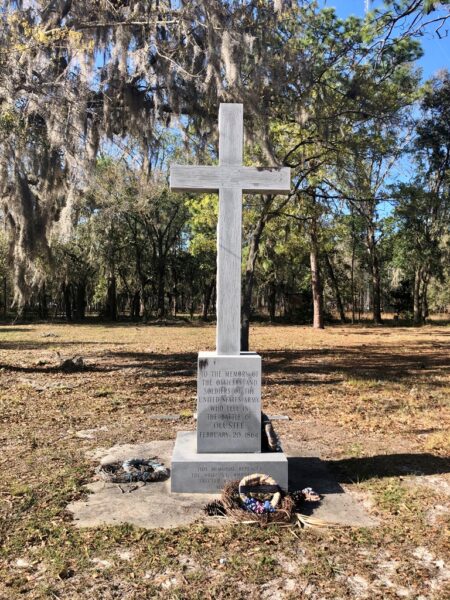 BATTLE OF OLUSTEE UNION WAR MEMORIAL CROSS