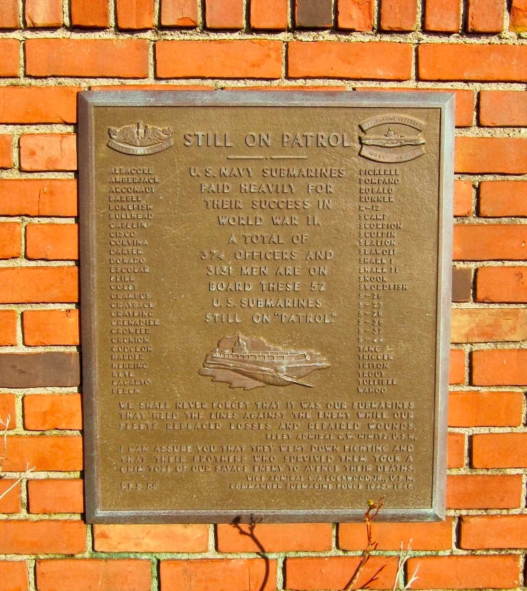 BAY SHORE STILL ON PATROL WAR MEMORIAL PLAQUE