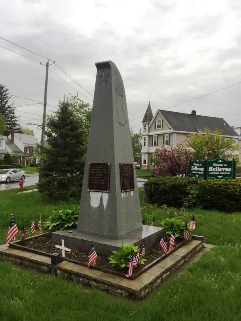 BELLEVUE 10TH WARD WAR MEMORIAL