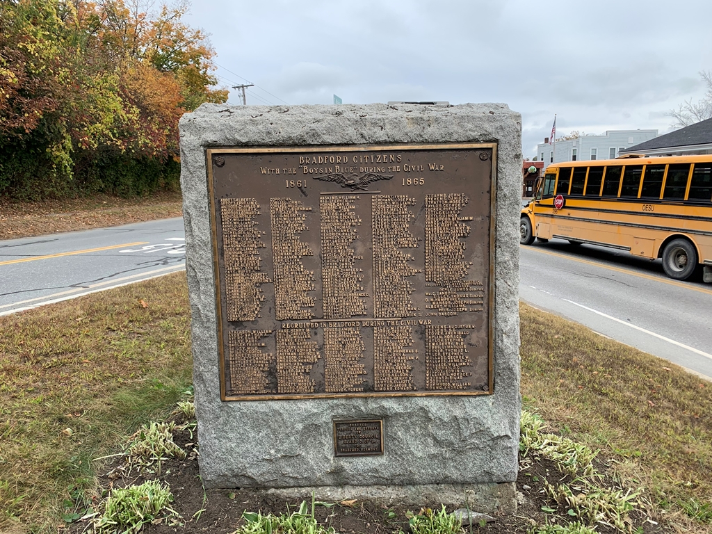 BRADFORD CIVIL WAR MEMORIAL