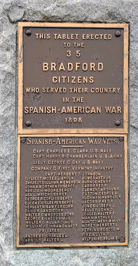 BRADFORD SPANISH-AMERICAN WAR MEMORIAL