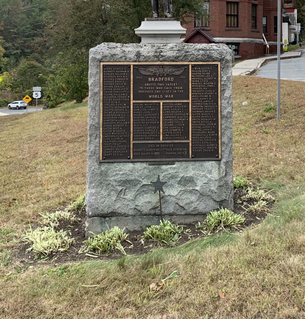 BRADFORD WORLD WAR MEMORIAL