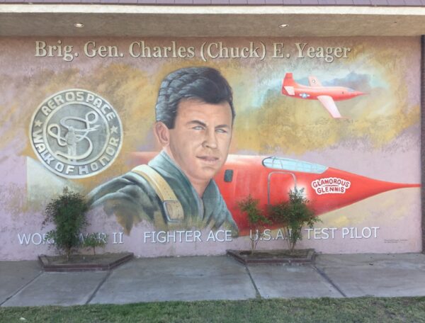 BRIG. GEN. CHARLES (CHUCK) E. YEAGER MEMORIAL MURAL