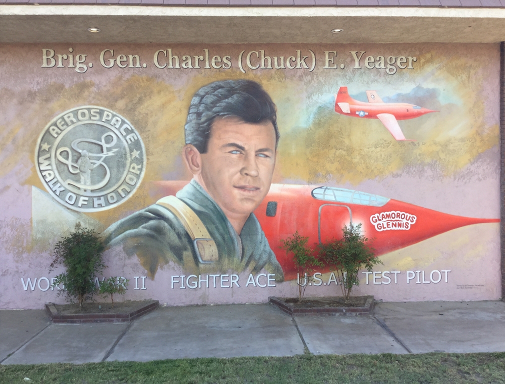 BRIG. GEN. CHARLES (CHUCK) E. YEAGER MEMORIAL MURAL