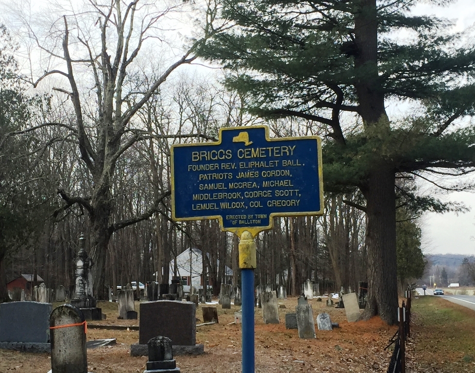 BRIGGS CEMETERY REVOLUTIONARY WAR MEMORIAL MARKER