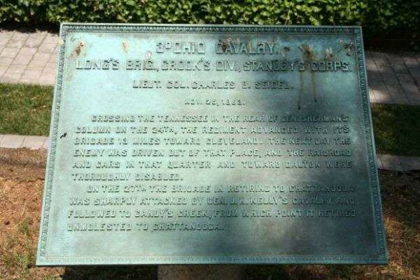 3D OHIO CAVALRY MEMORIAL PLAQUE