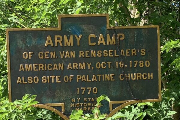 ARMY CAMP PALATINE CHURCH MEMORIAL MARKER