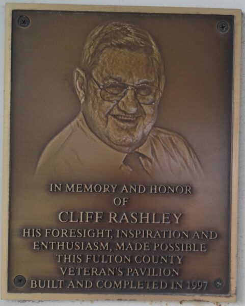 FULTON COUNTY UNITED VETERANS MEMORIAL PAVILION PLAQUE A