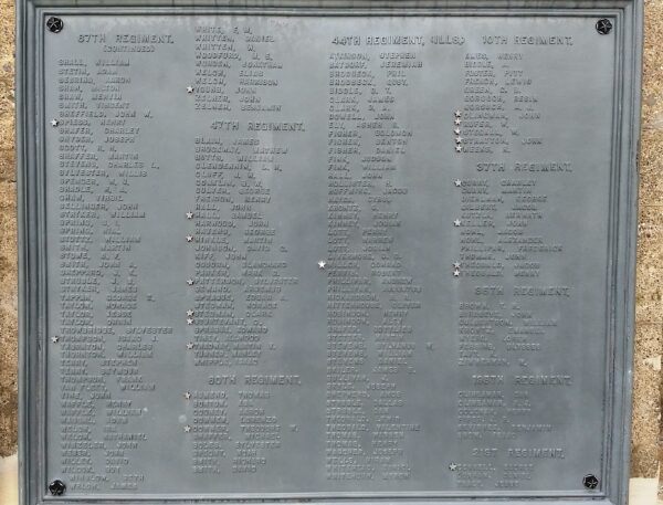 SOLDIERS AND SAILORS FULTON COUNTY, OHIO, MEMORIAL PLAQUE D