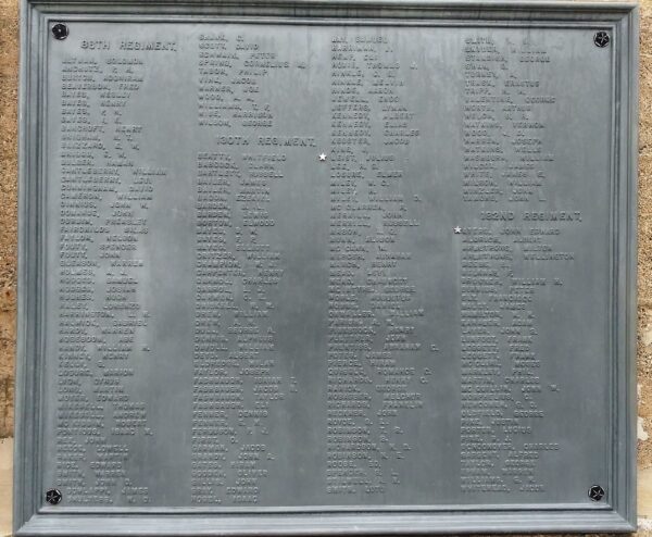 SOLDIERS AND SAILORS FULTON COUNTY, OHIO, MEMORIAL PLAQUE B