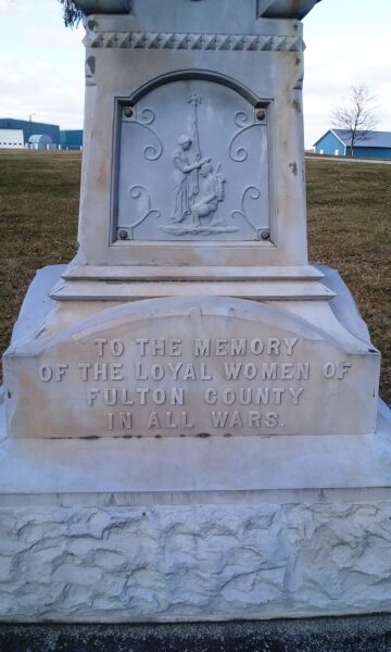 FULTON COUNTY WOMEN OF ALL WARS MEMORIAL NARRATIVE STONE