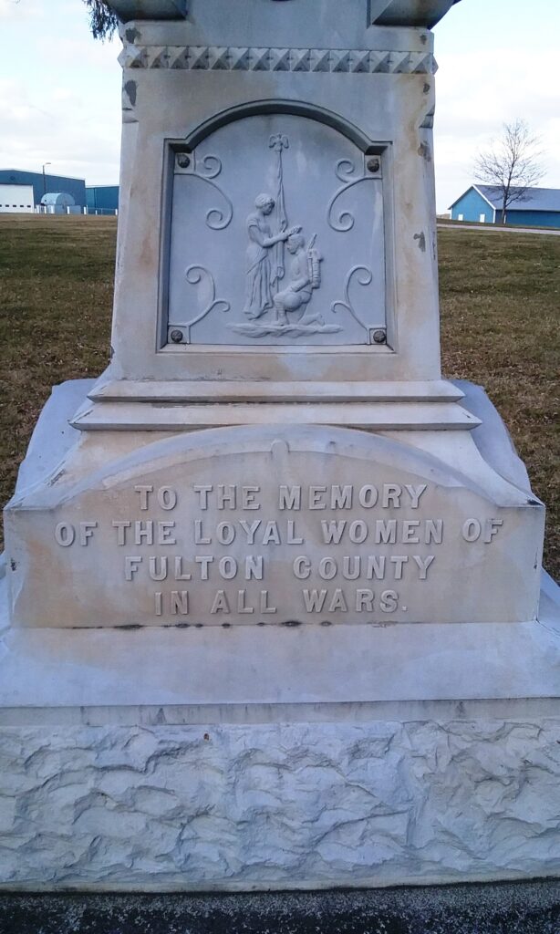 FULTON COUNTY WOMEN OF ALL WARS MEMORIAL NARRATIVE STONE