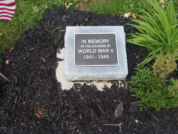 DELTA WORLD WAR II MEMORIAL TABLET