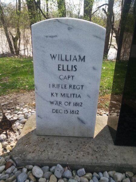 KENTUCKY & OHIO SOLDIERS MEMORIAL LEFT STONE