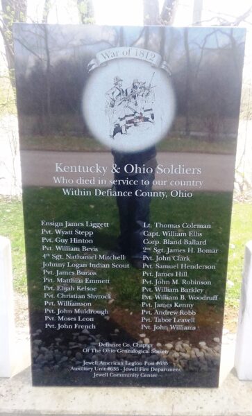 KENTUCKY & OHIO SOLDIERS MEMORIAL CENTER STONE