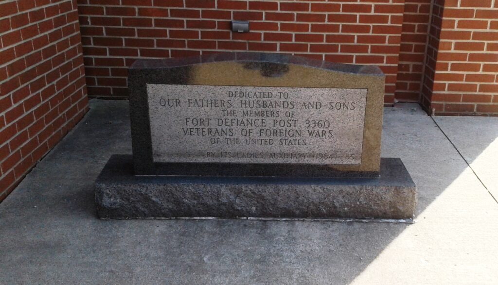 V.F.W. POST 3360 VETERANS MEMORIAL