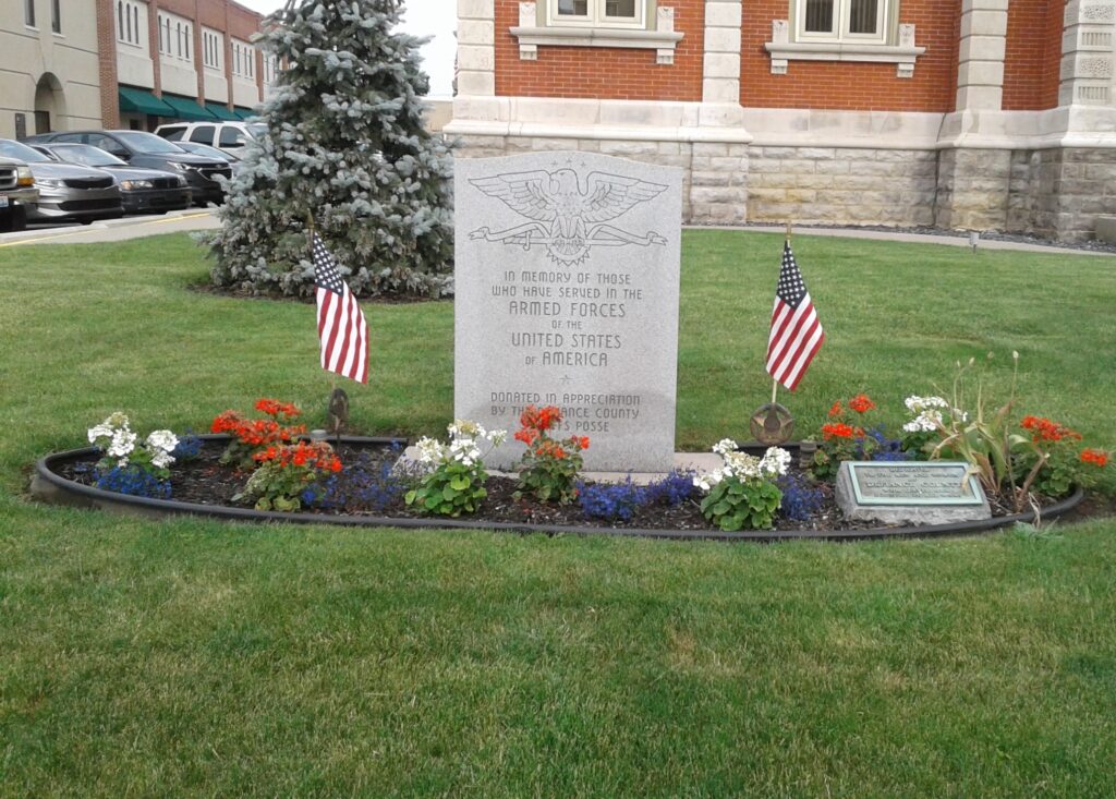 DEFIANCE COUNTY SHERIFFS POSSE VETERANS MEMORIAL