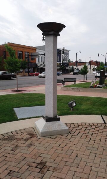 DEFIANCE COUNTY VETERANS MEMORIAL FLAME