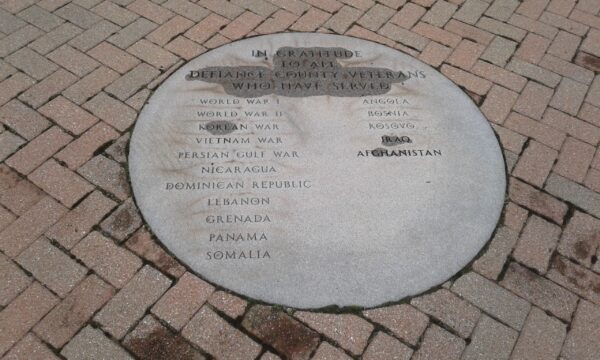 DEFIANCE COUNTY VETERAN’S MEMORIAL PAVER