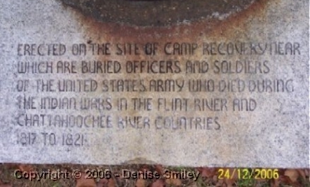 CAMP RECOVERY MEMORIAL DEDICATION STONE