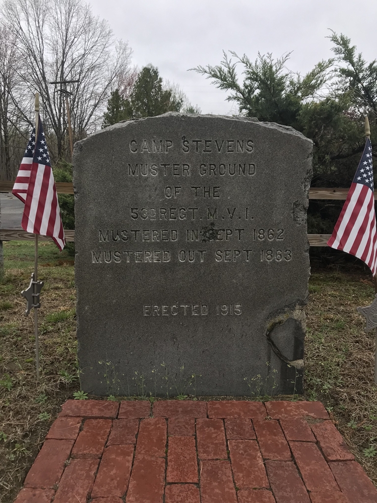 CAMP STEVENS MUSTER GROUND WAR MEMORIAL