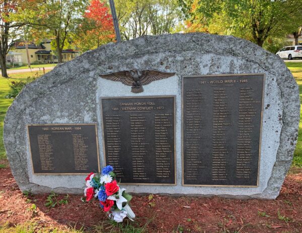 CANAAN HONOR ROLL WAR MEMORIAL